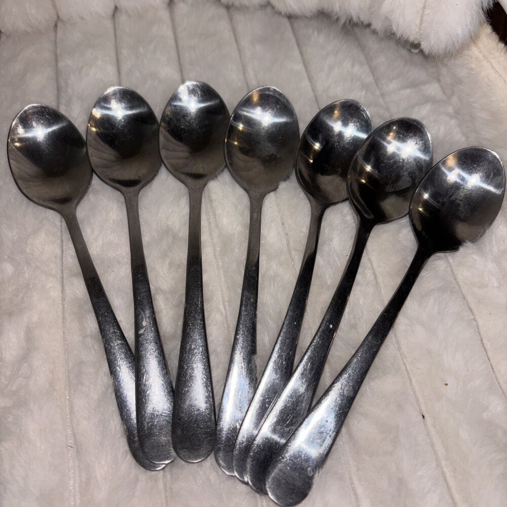 54-Piece Heavyweight Arched Handle Glossy Stainless China Flatware Service Lot - Picture 9 of 16